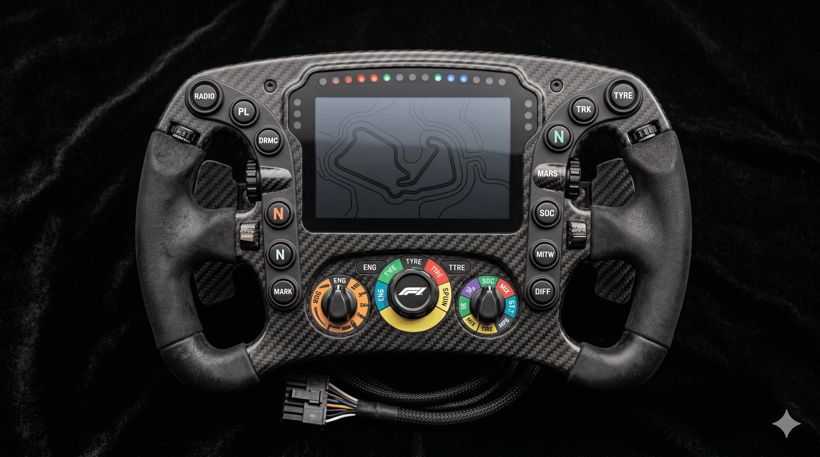 Formula 1 cockpit detail